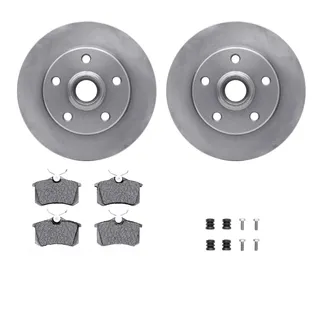 R1 Concepts WFWH1-74040 E- Line Series Brake Rotor W/ Ceramic Brake Pads & Hdw
